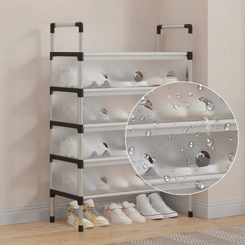 Dust Proof Aluminium Shoe Rack