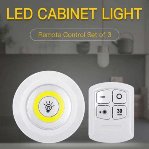 Tap LED Light 3pcs With Remote Control