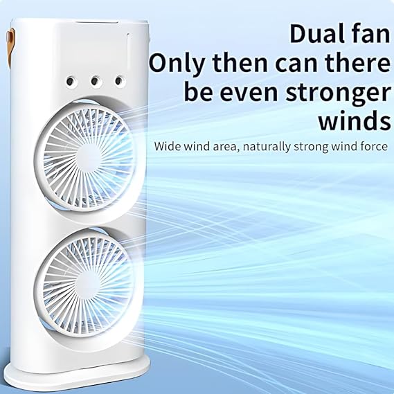 Double-Ended Spray Water Mist Fan
