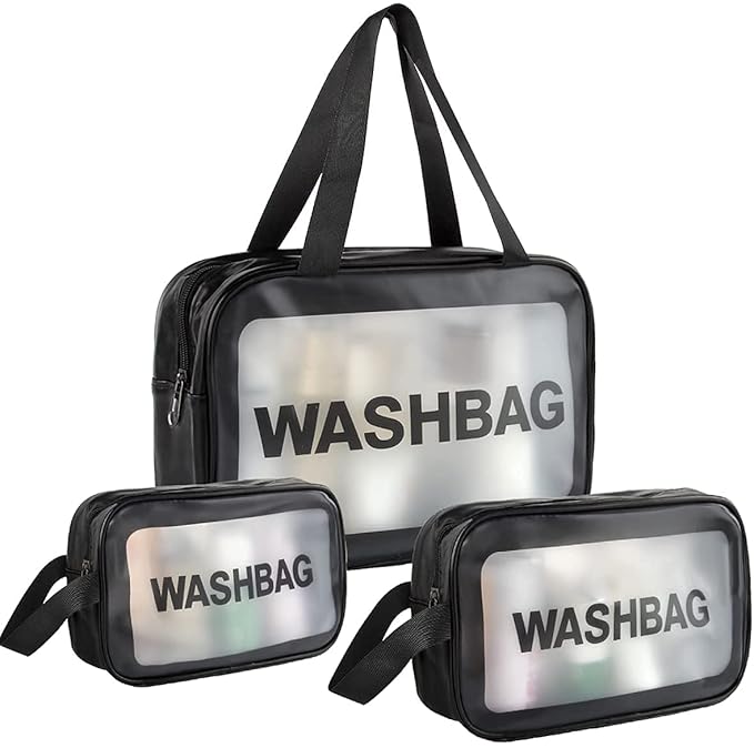 3 Pcs Travel Water-Proof Wash Bag