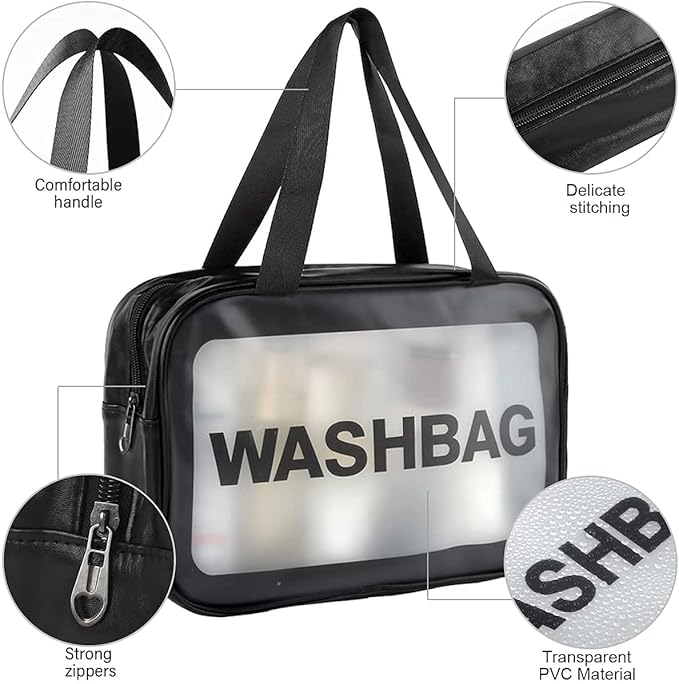 3 Pcs Travel Water-Proof Wash Bag