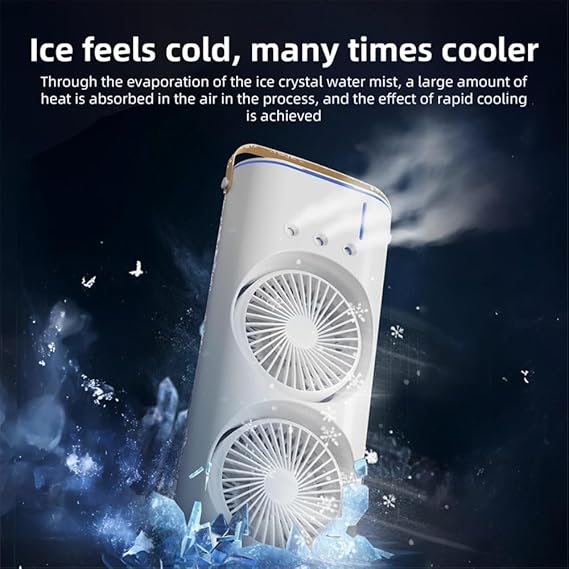 Double-Ended Spray Water Mist Fan