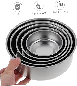 5pcs Stainless Steel Bowl Set