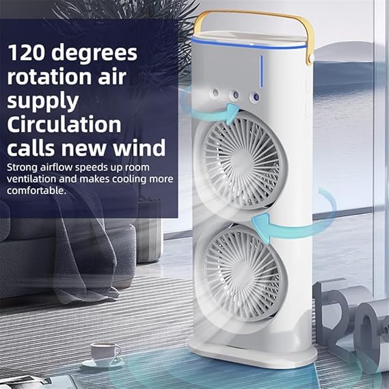Double-Ended Spray Water Mist Fan