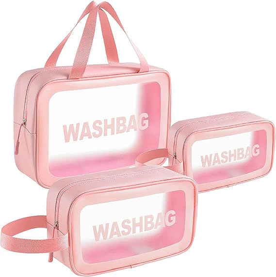 3 Pcs Travel Water-Proof Wash Bag