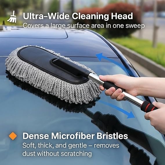 Telescopic Microfiber Car Cleaning Duster