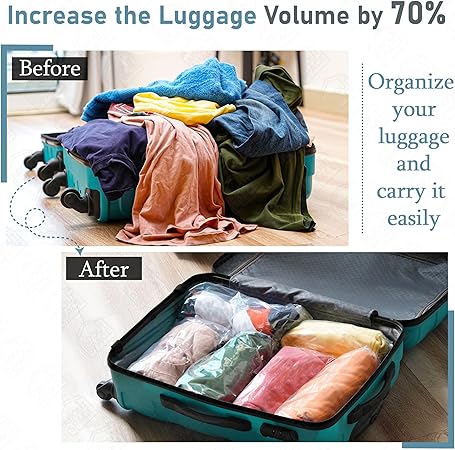 Vacuum Storage Bags with Hand Pump
