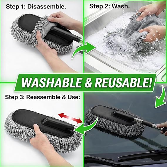 Telescopic Microfiber Car Cleaning Duster