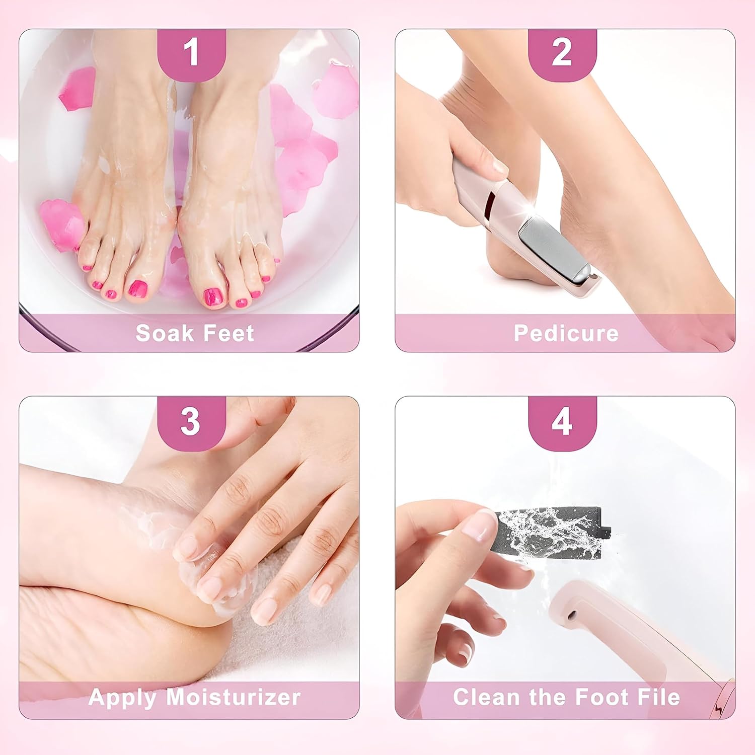 Rechargeable Foot File Callus Remover