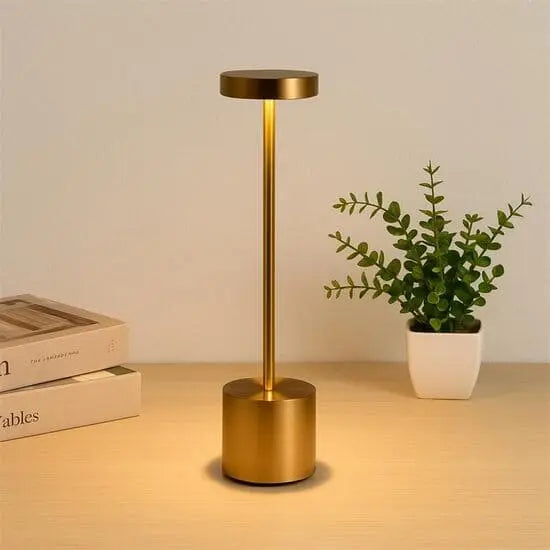 Classic Metal Touch Sensor LED Table Lamp Rechargeable Desk Lamp