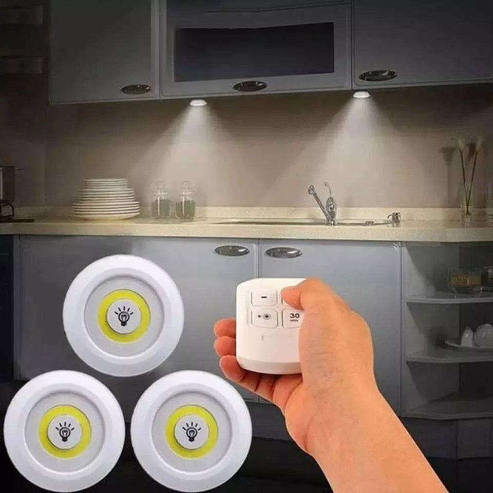 Tap LED Light 3pcs With Remote Control
