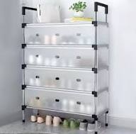 Dust Proof Aluminium Shoe Rack